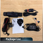 4-Channel Car Dash Cam Front, Rear and Sides with Night Vision and Wireless App Connection - Our Family House