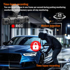 4-Channel Car Dash Cam Front, Rear and Sides with Night Vision and Wireless App Connection - Our Family House