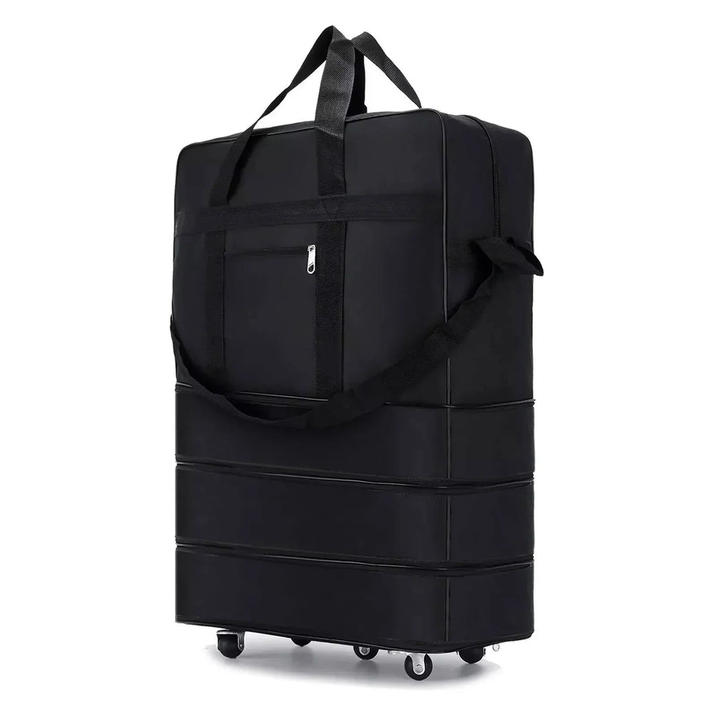 42 Inch Wheeled Duffle Bag with Five Rotating Wheels and Expandable Storage - Our Family House