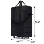 42 Inch Wheeled Duffle Bag with Five Rotating Wheels and Expandable Storage - Our Family House
