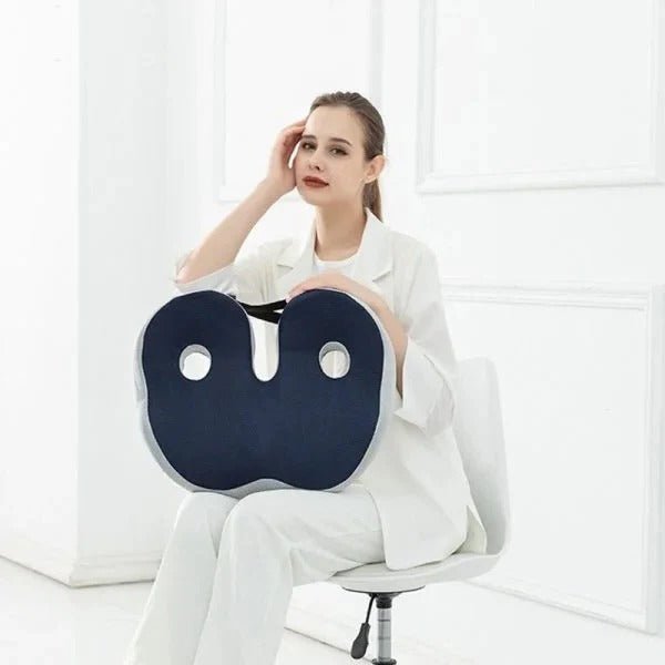 Adjustable Memory Foam Sit Bone Relief Seat Cushion - Our Family House