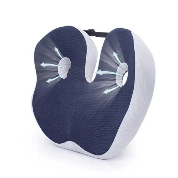 Adjustable Memory Foam Sit Bone Relief Seat Cushion - Our Family House