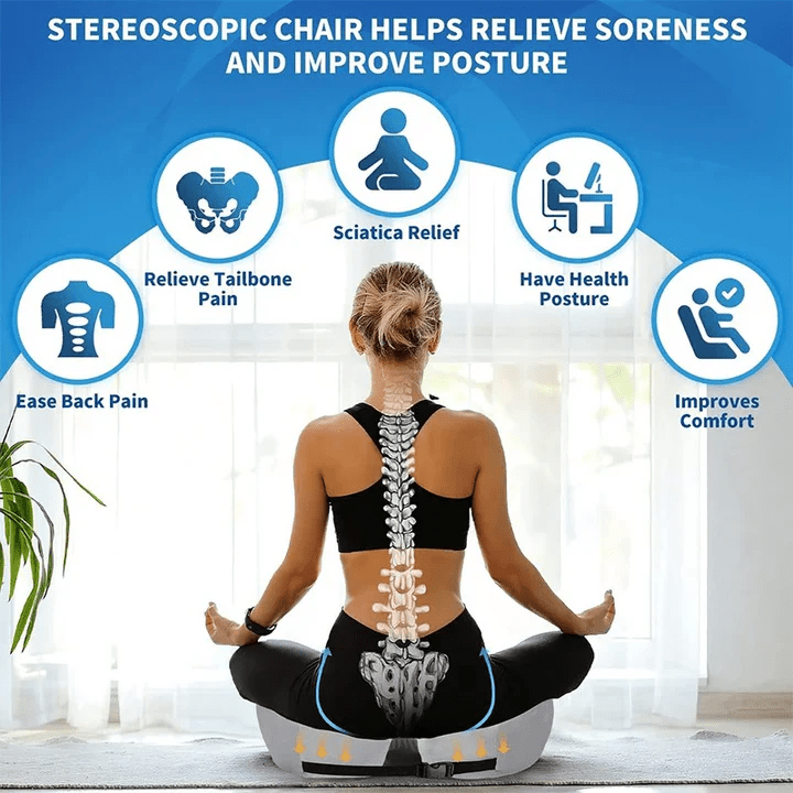 Adjustable Memory Foam Sit Bone Relief Seat Cushion - Our Family House