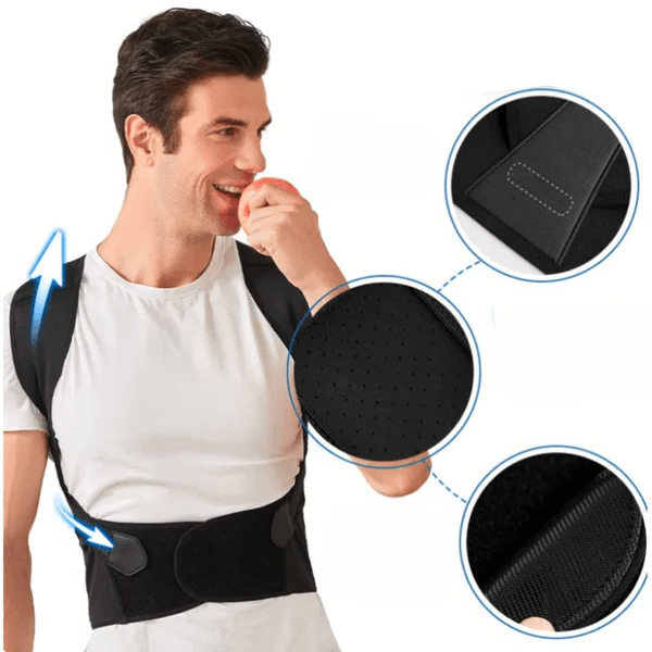 Adjustable Posture Support Brace for Upper Back and Shoulders - Our Family House