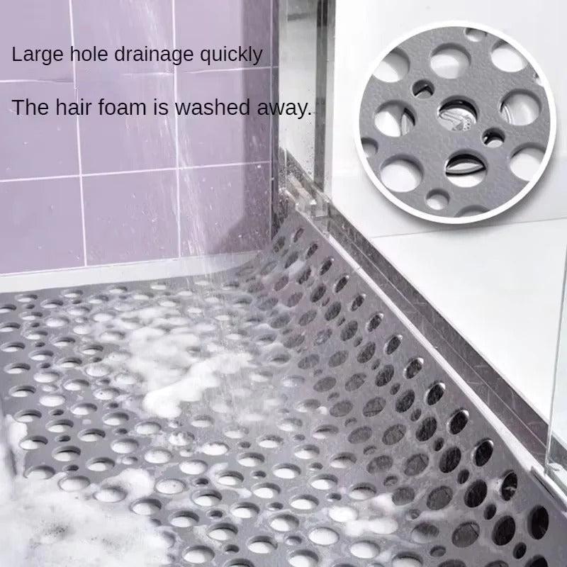 Anti-Mold Shower Mat with Non-Slip Extra-Porous TPE Design - Our Family House