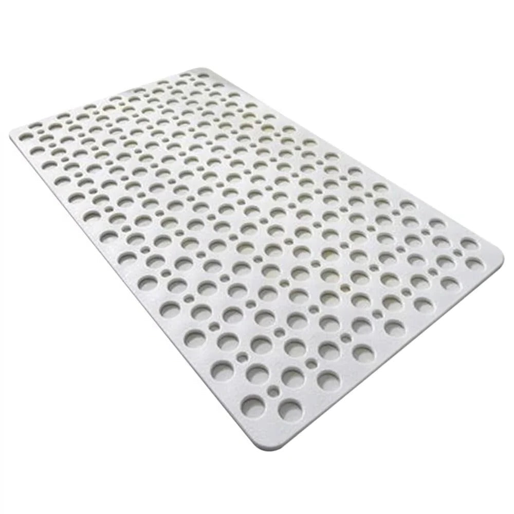 Anti-Mold Shower Mat with Non-Slip Extra-Porous TPE Design - Our Family House