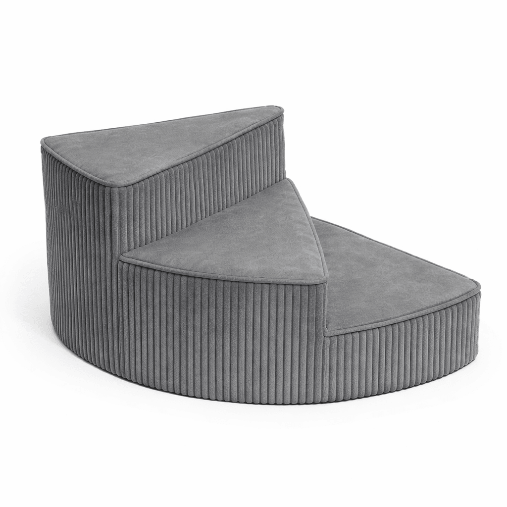 Foam Dog Stairs for Bed – Non-Slip 2 and 3 Step Pet Steps with Washable Cover - Our Family House