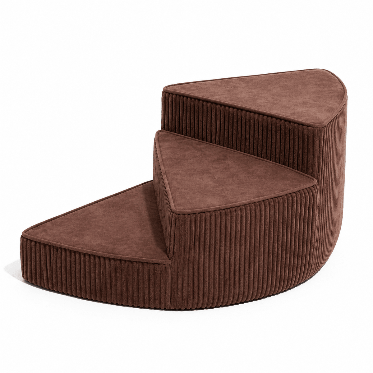Foam Dog Stairs for Bed – Non-Slip 2 and 3 Step Pet Steps with Washable Cover - Our Family House