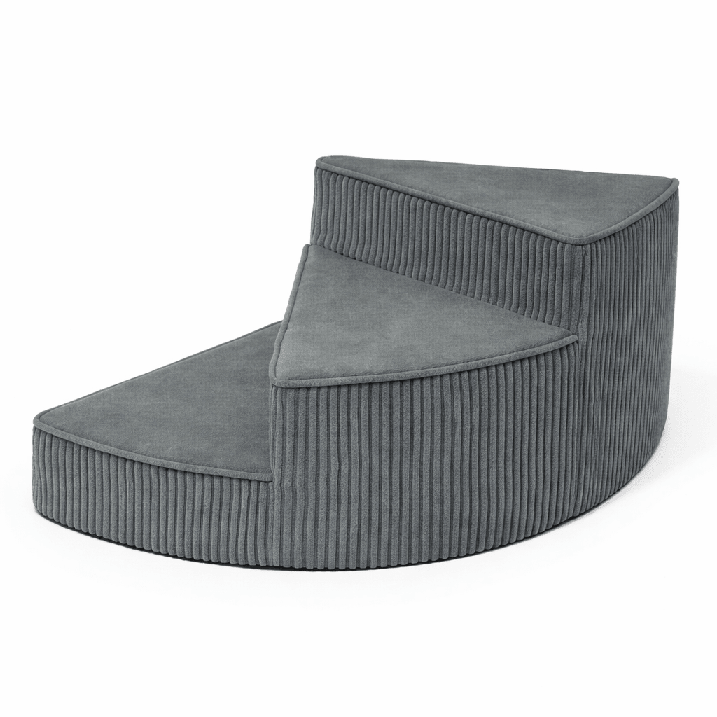 Foam Dog Stairs for Bed – Non-Slip 2 and 3 Step Pet Steps with Washable Cover - Our Family House